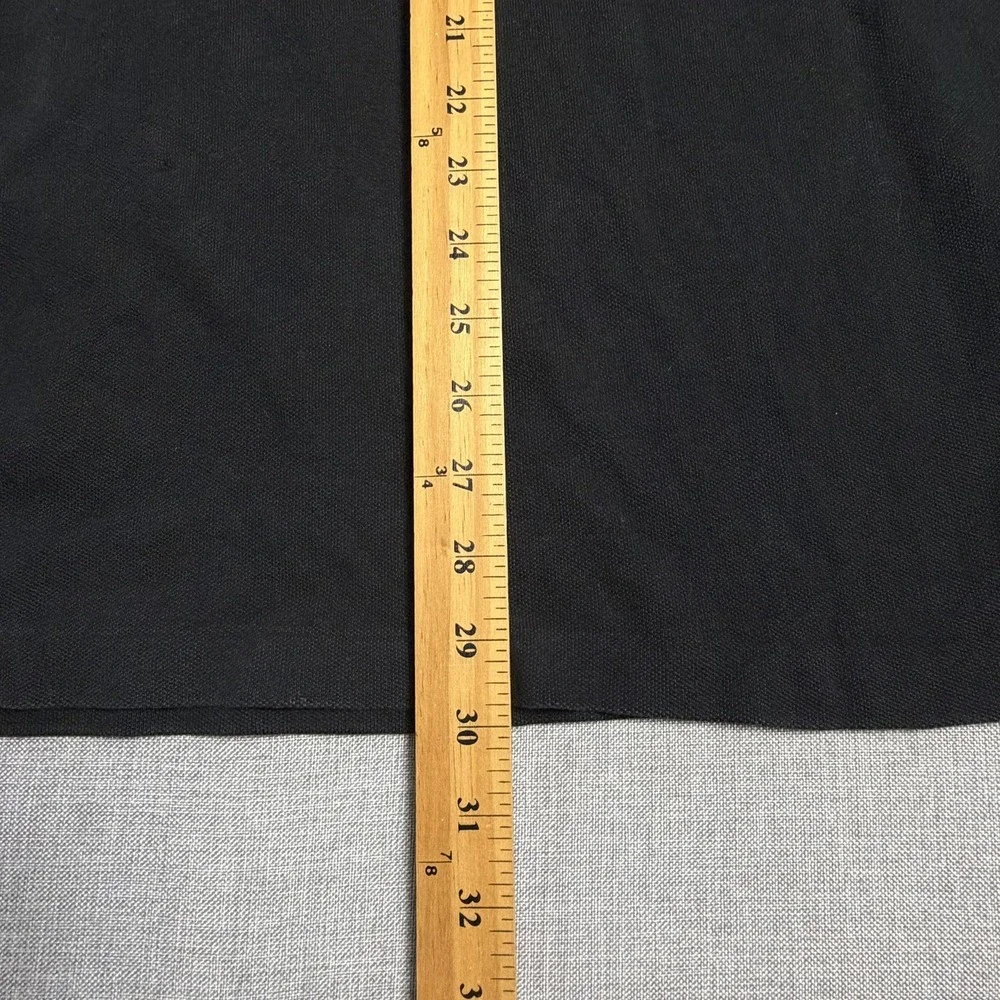 Polo Ralph Lauren Polo Shirt Mens L Black 100% Cotton Short Sleeve Classic Fit